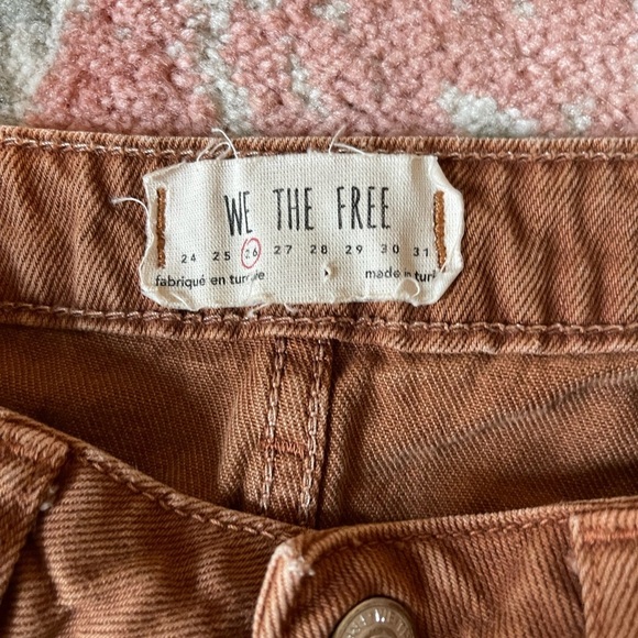 We The Free Brown Denim Mini Skirt - Picture 3 of 4